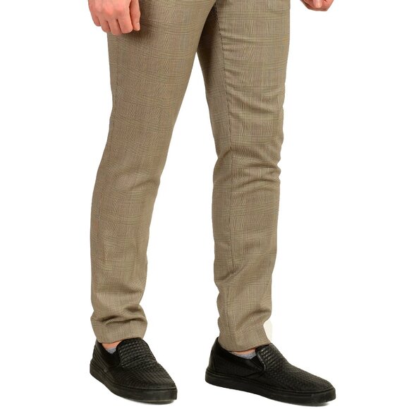 Hugo Boss Men's "H-Houston-2Pcs-DB253" Plaid Wool Dress Pants US 32R IT 48 - Picture 2 of 4